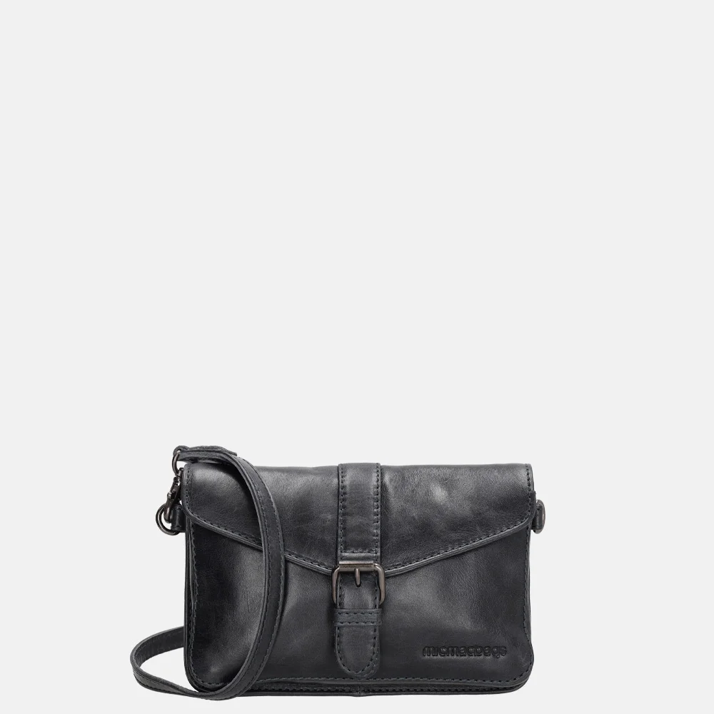 Micmacbags Porto crossbody tas donkerblauw 018561Blauw